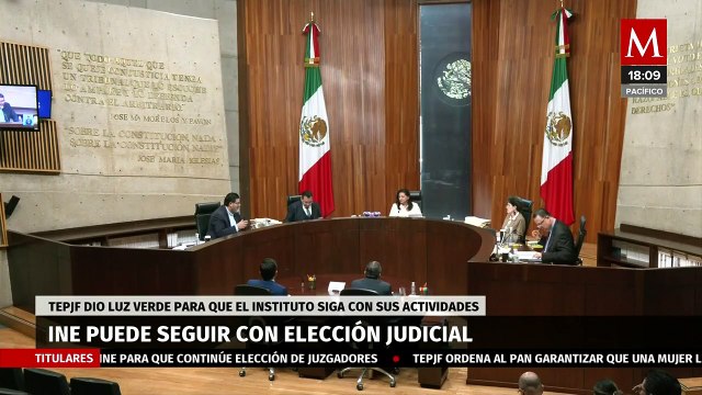Tribunal Electoral aprueba que el INE continúe con la elección judicial