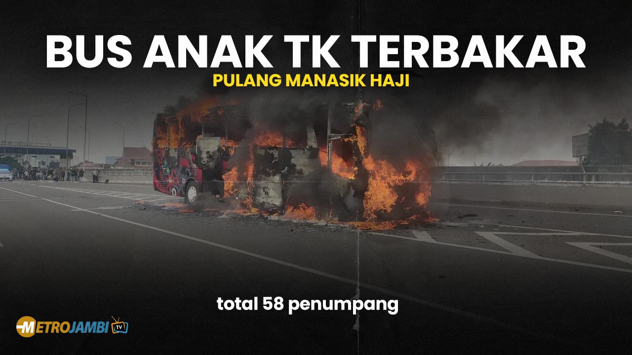 Bus Anak TK Terbakar Selepas Pulang Manasik Haji