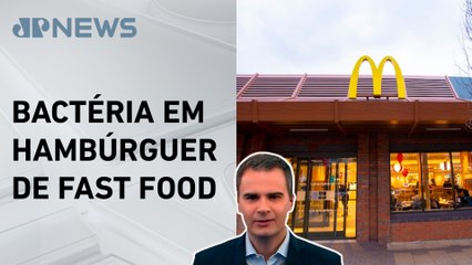 Ações do McDonald’s caem mais de 5% após surto de E. coli em lanche; Bruno Meyer comenta