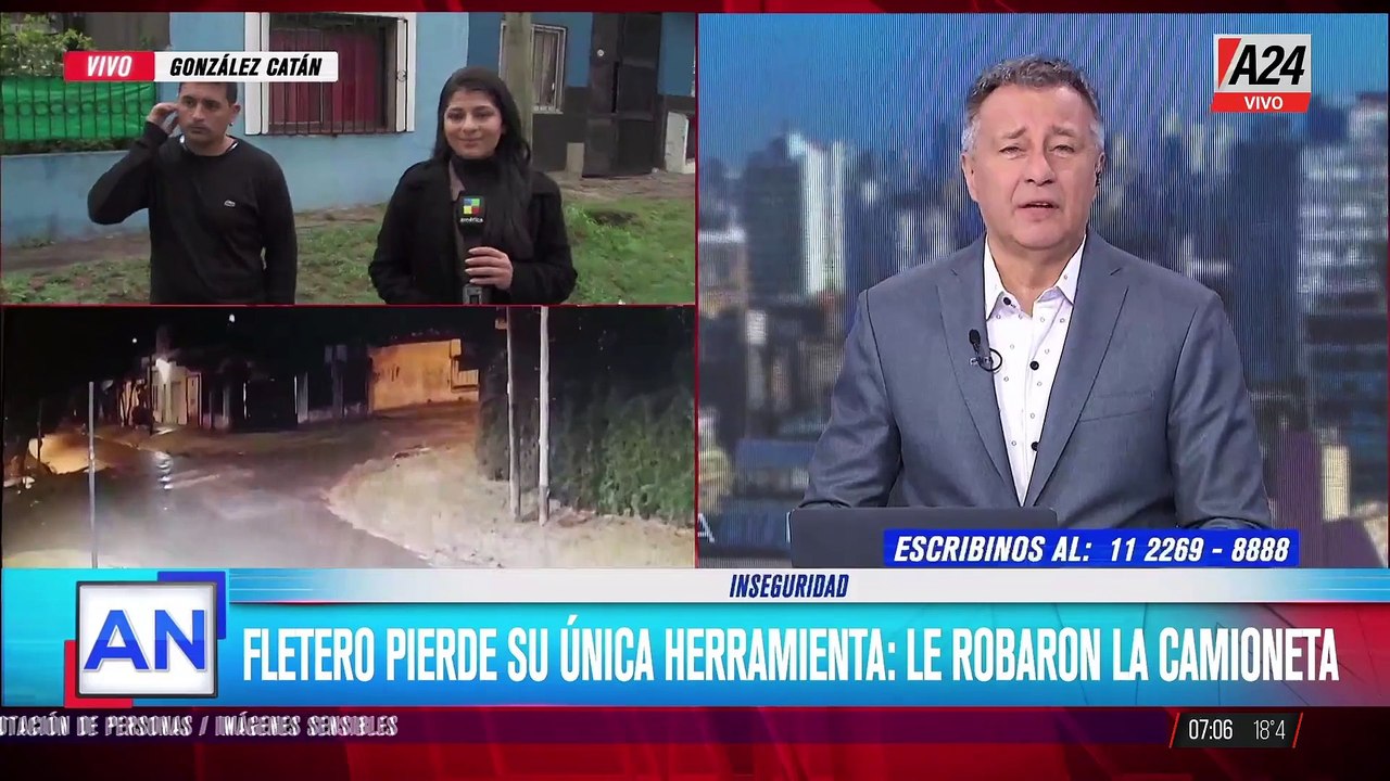 El robo de una camioneta deja a un fletero sin su herramienta de trabajo en González Catán
