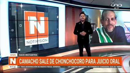 Camacho rumbo a juzgados