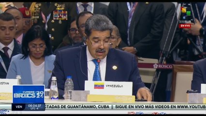 Intervención Pdte de Venezuela en cumbre BRICS de Kazán / Rusia. “. Un nuevo mundo ya ha nacido”