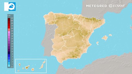 Una DANA dejará fuertes lluvias este fin de semana en España