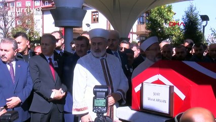 Şehit taksi şoförü Murat Arslan son yolculuğuna uğurlandı