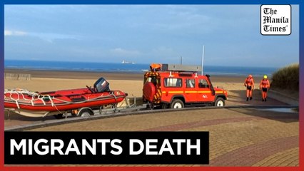 Rescue operations after three migrants die trying to cross Channel