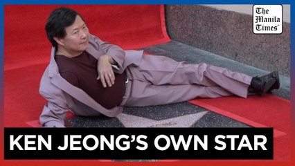 Actor Ken Jeong receives own star on Hollywood Walk of Fame