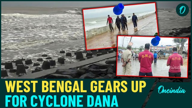 Cyclone Dana Landfall: East Midnapore Evacuated as Emergency Response Intensify in Bengal| Video