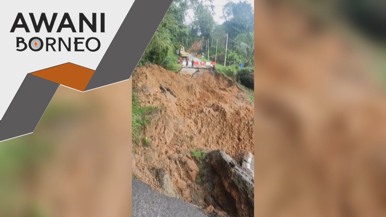 JKR Sabah perlu dua minggu baik pulih dua jalan terjejas tanah runtuh