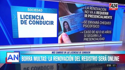 Más cambios en la licencia de conducir: la renovación del registro será online