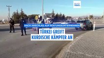 Nach Anschlag auf Rüstungsunternehmen: Türkei greift kurdische Kämpfer an