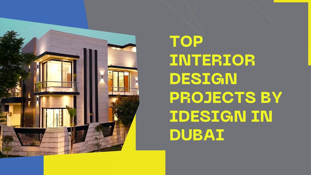 Why Choose IDesign for Interior Design in Dubai?