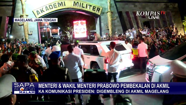 Lokasi-Kondisi 'Tenda' Tempat Kabinet Merah Putih Menginap Selama Pembekalan Prabowo di Magelang