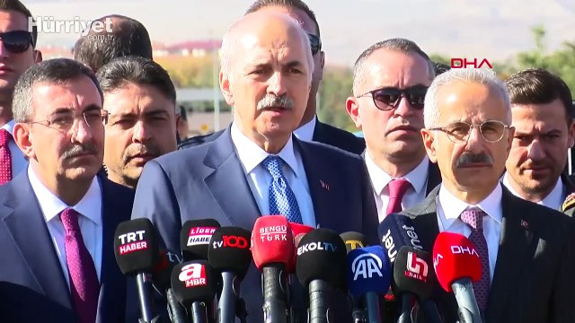 TBMM Başkanı Kurtulmuş ve Cumhurbaşkanı Yardımcısı Yılmaz'dan 'milli birlik' mesajı