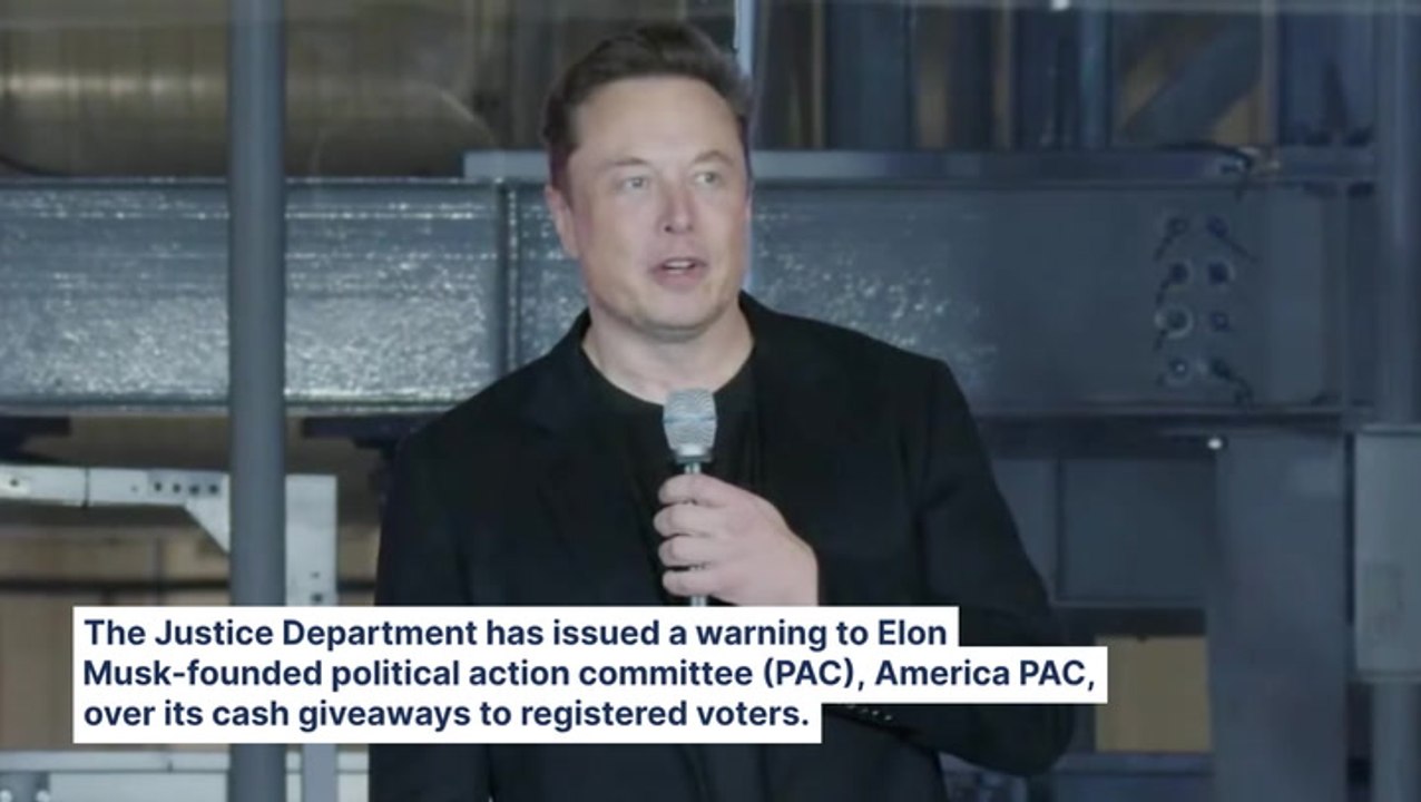 Justice Department Flags Potential Legal Issues With Elon Musk-Backed $1M Voter Giveaway: America PAC Hits Back — Media Meltdown Only Helping 'Efforts To Support President Trump'