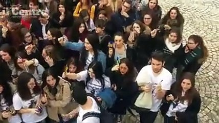 La festa (con benedizione) dei cento giorni a San Gabriele