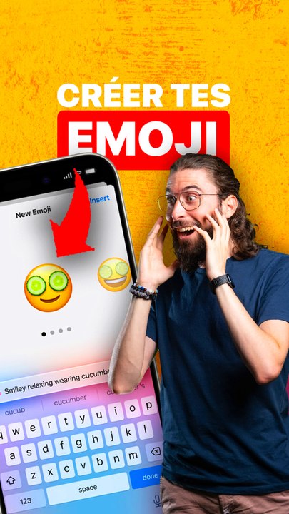 iOS 18.2 ou comment créer tes propres émojis