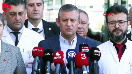 Özgür Özel, yaralıları ziyaretinin ardından açıklama yaptı