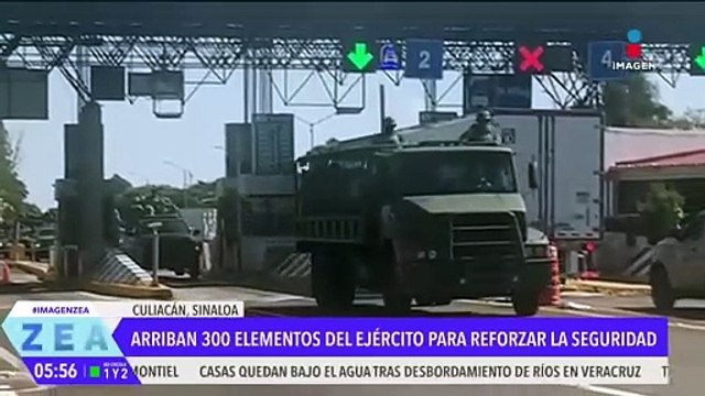 Arriban 300 elementos del Ejército Mexicano a Culiacán, Sinaloa