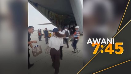 Jemaah Menteri Indonesia naik pesawat Hercules hadir kursus