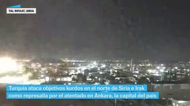 Turquía ataca objetivos kurdos en el norte de Siria e Irak como represalia a un atentado en Ankara