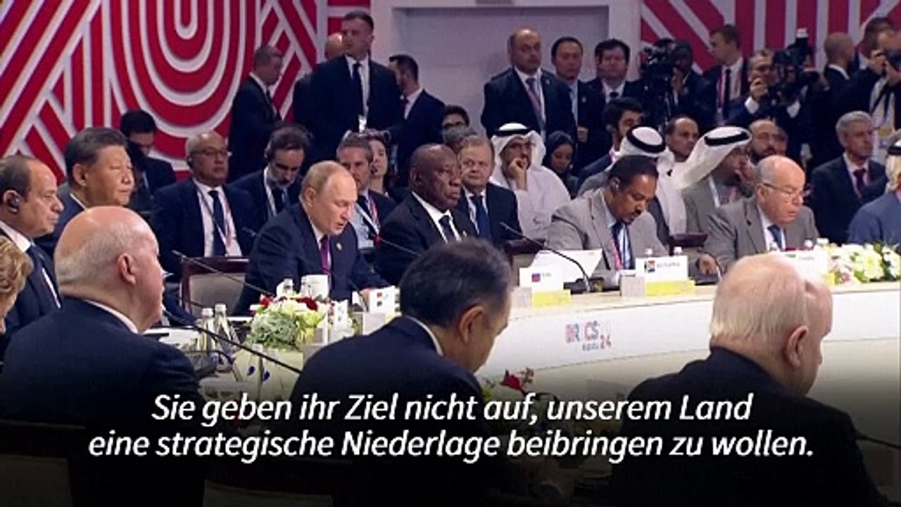 Putin: Sieg über Russland ist 'illusorisch'