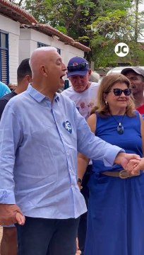 Candidato à Prefeitura de Paulista, Ramos (PSDB) vota no segundo turno das eleições 2024