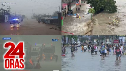 Lagpas-taong baha, naranasan sa iba't ibang bahagi ng Batangas dahil sa Bagyong Kristine; atbp