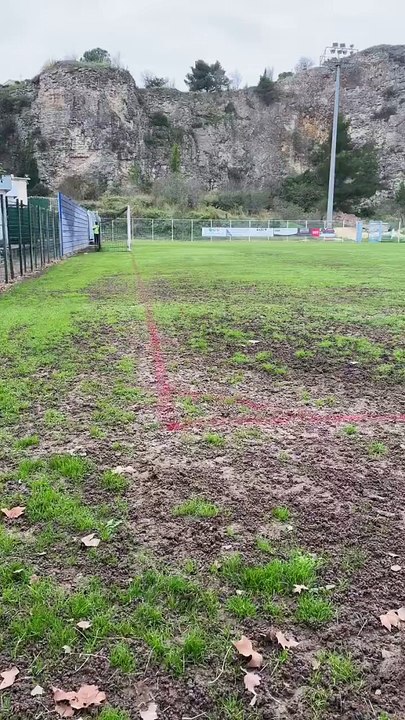 Le stade de Beaucaire avant le match de Coupe de France le 26 10 2024 Objectif Gard