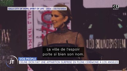 Vos people : Céline Dion fait une apparition surprise en pleine cérémonie à Los Angeles