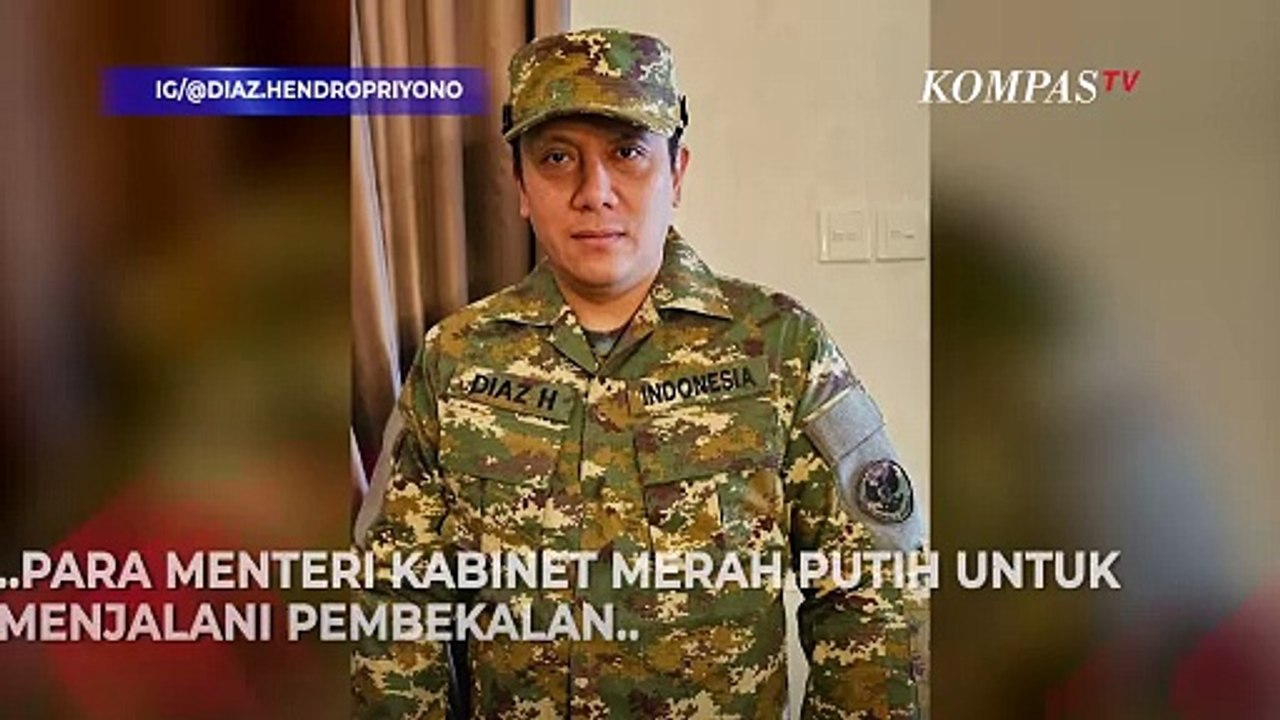 Tampilan Seragam Loreng yang Dipakai Menteri Kabinet Prabowo-Gibran Pembekalan di Akmil Magelang