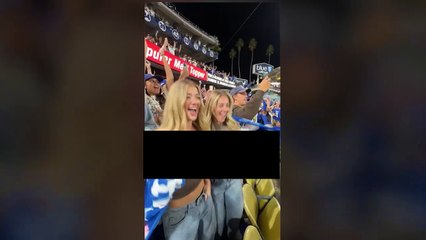 Topless models in Dodgers vs Padres bleachers under investigation by MLB after video goes public