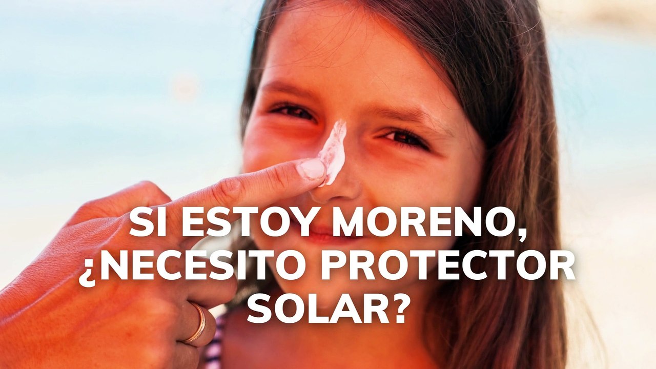 Si estoy moreno me hace falta protector solar