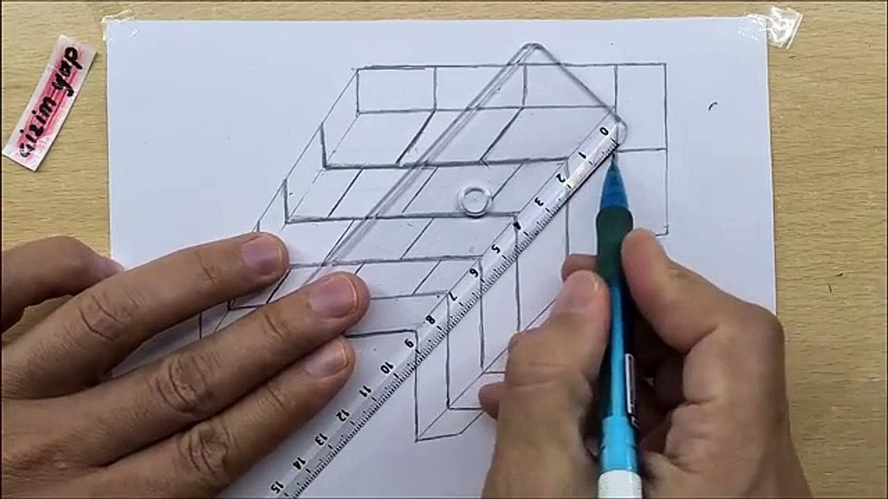 mur en 3D facile