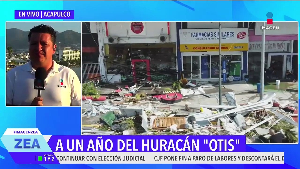 La situación de Acapulco a un año del impacto del huracán Otis