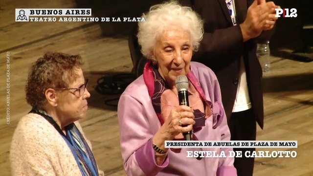 Estela de Carlotto celebró el 47º aniversario de Abuelas de Plaza de Mayo: “La patria es de todos y tenemos que defenderla sin diferencias”