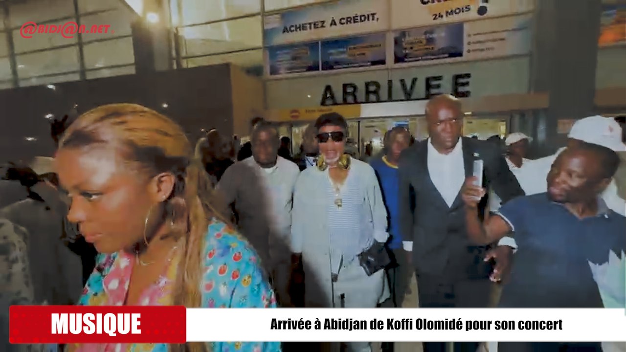 Arrivée à Abidjan de Koffi Olomidé pour son concert