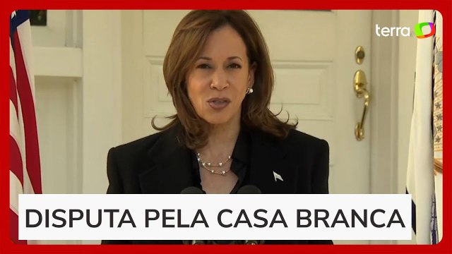 Kamala Harris ataca Trump em meio à polêmica por supostos elogios do republicano a Hitler