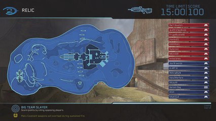Halo 2 Classic Big Team - Big Team Slayer on Relic Multiplayer Gameplay