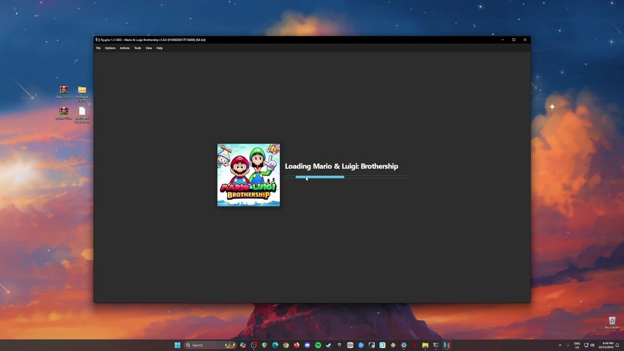 How to download and play Mario & Luigi Brothership on PC (NSP) YUZURYUJINX GUIDE video