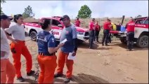 Varias fuerzas de rescate están bajando a los adolescentes en el Cerro Champaquí