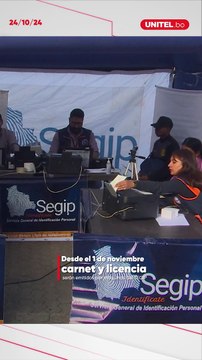 Desde noviembre se podrá acceder al duplicado del carnet y licencia de conducir desde máquinas automatizadas del SEGIP. ¿Cómo funcionará esta nueva modalidad?