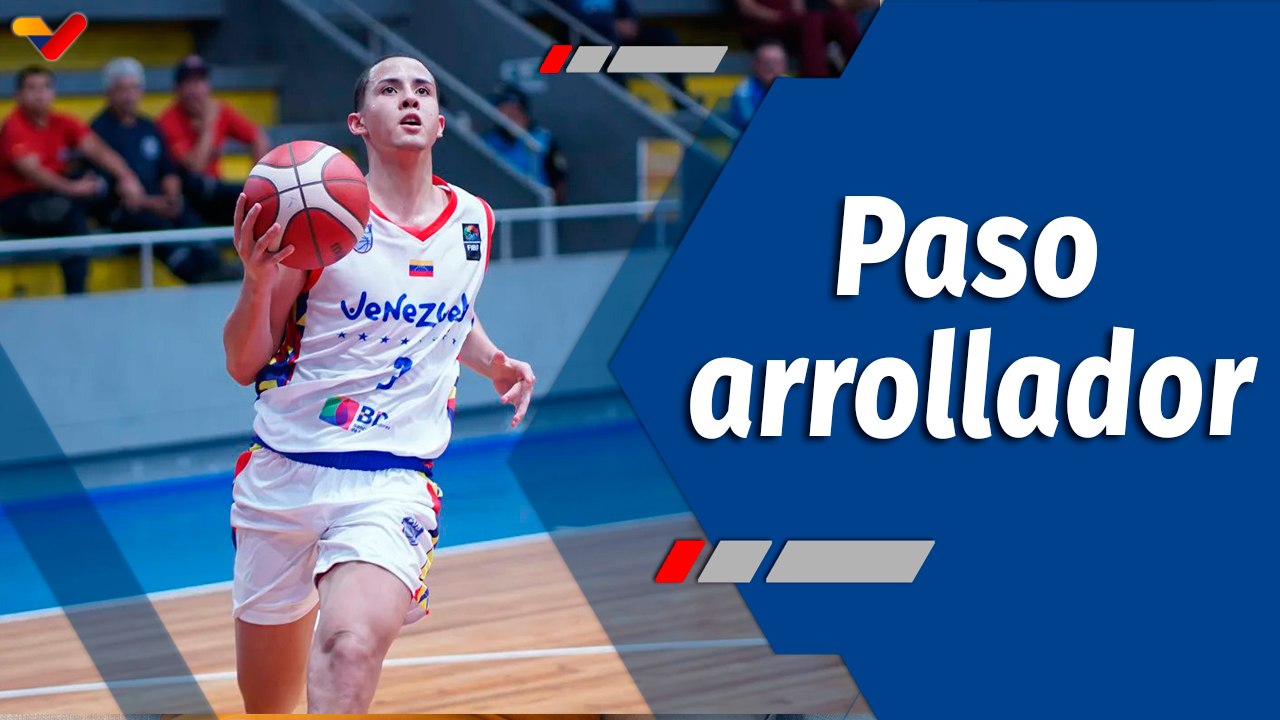 Deportes VTV | La selección U15 de baloncesto venezolano aplasta a Uruguay en el Suramericano