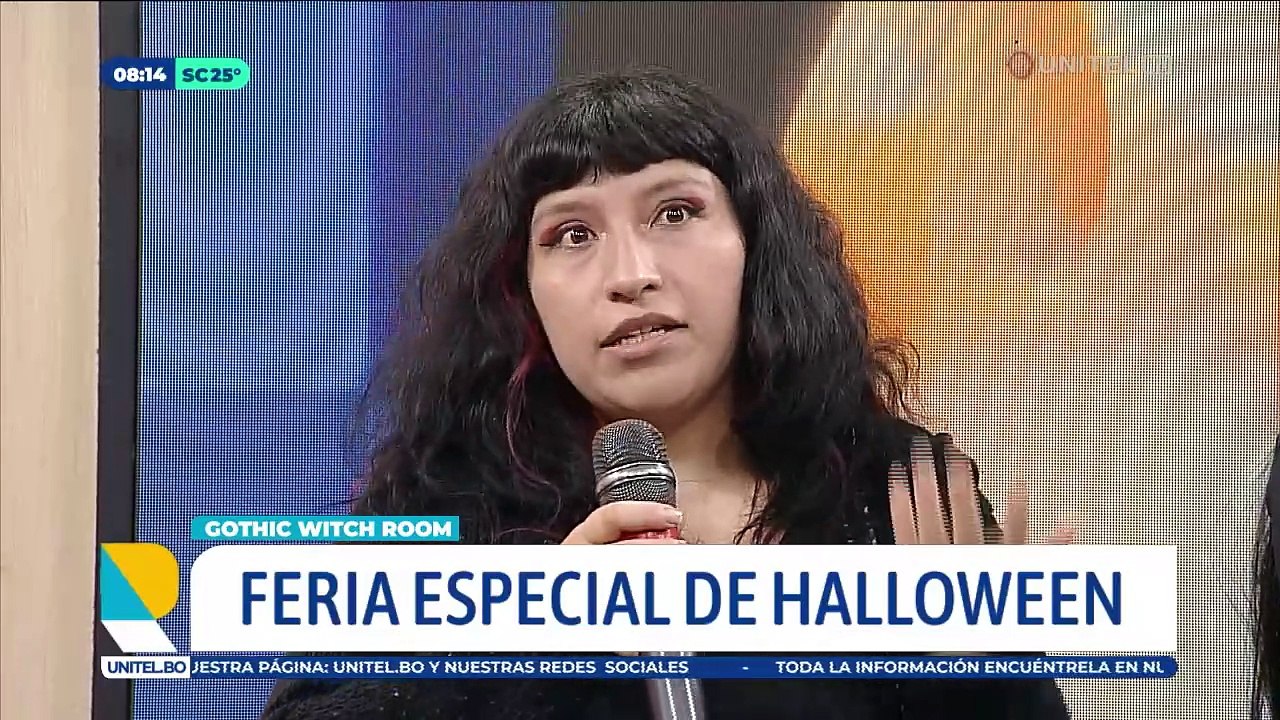 Gothic witch room en Halloween