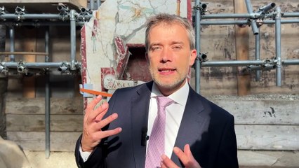 El mito griego de Hipólito y Fedra luce en unos frescos en buen estado hallados en Pompeya