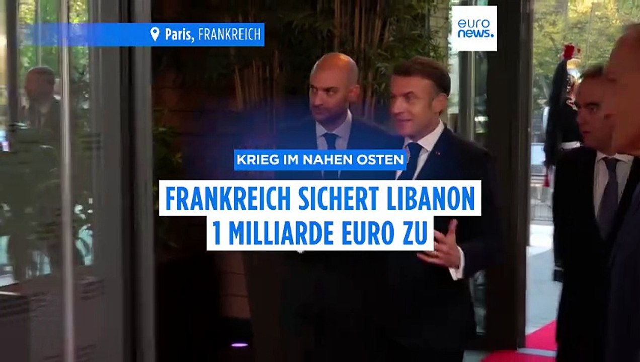 Internationale Hilfskonferenz in Paris: Libanon erhält rund 1 Milliarde Dollar
