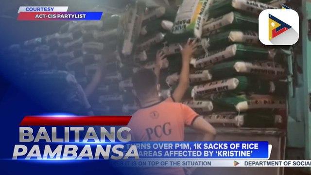 Lower House conducts relief operations in areas affected by #KristinePH