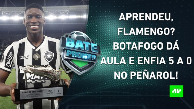 APRENDEU, FLAMENGO? Botafogo DÁ AULA e TRUCIDA o Peñarol na SEMIFINAL da Libertadores! | BATE-PRONTO