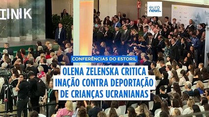 Olena Zelenska critica inação internacional perante a deportação de crianças ucranianas