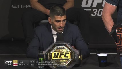ILIA TOPURIA vs. MAX HOLLOWAY, UFC 308 PRE-FIGHT PRESS CONFERENCE UFC 308