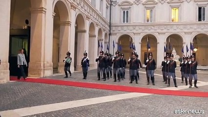 L'incontro a Palazzo Chigi fra Roberta Metsola e Giorgia Meloni